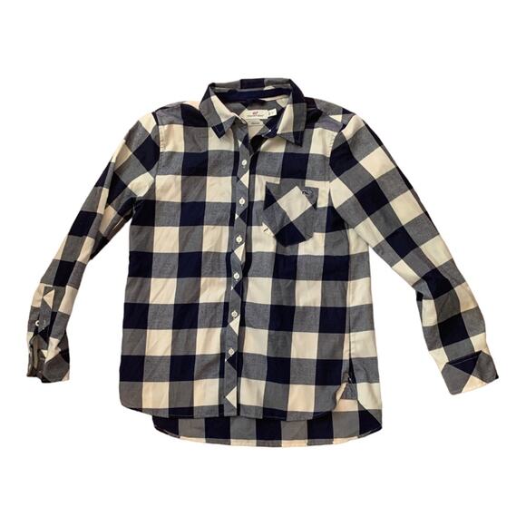 Vineyard Vines Tops - Vineyard vines blue plaid button up women’s size small 4